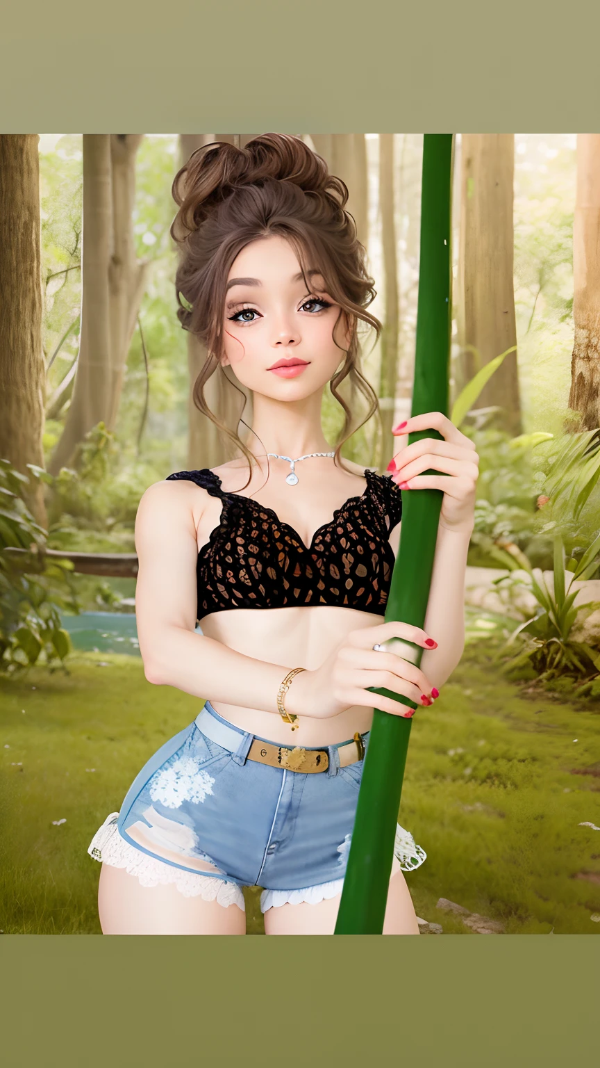 Make a sexy full-body skinny tabby ,Animes、retrato、One person20idade、mulher bonita、olhos azul、roupas casuais、uma imidadem、oval jaw、rosto bonito、O cabelo、Olhos azuis com um belo brilho,,、Arte SUD pareciada com a imagem anexada , middlebreasts, corpo inteiro, ,High quality 8k and professional image resolution, Photography movie cinematic,sem bordados, no imperfections , retrato, rosto bem lindo, perfeito,bem detalhada, melhor qualidade existem , modelo, batom, olhos azuis