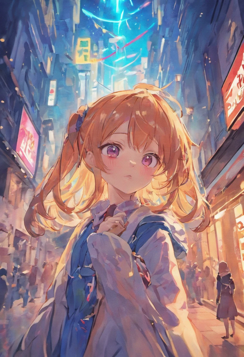 Loli anime kindergarten girl