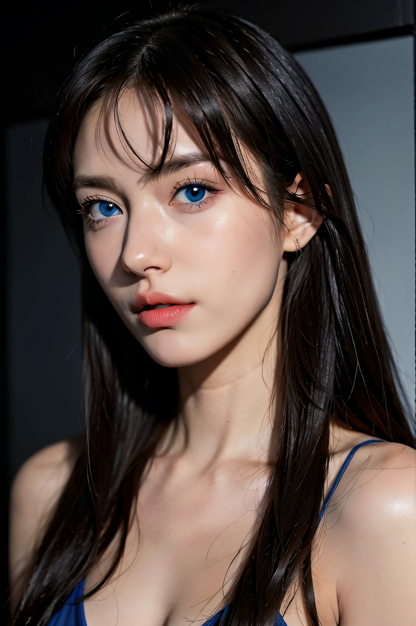 s the perfect face, Perfect blue eyes