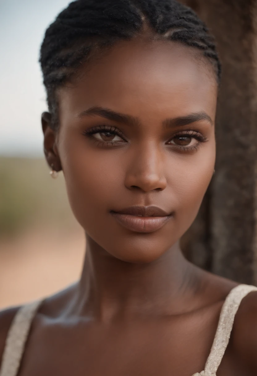 femme peau noir, beste-Qualit , 8k, vivant en afrique