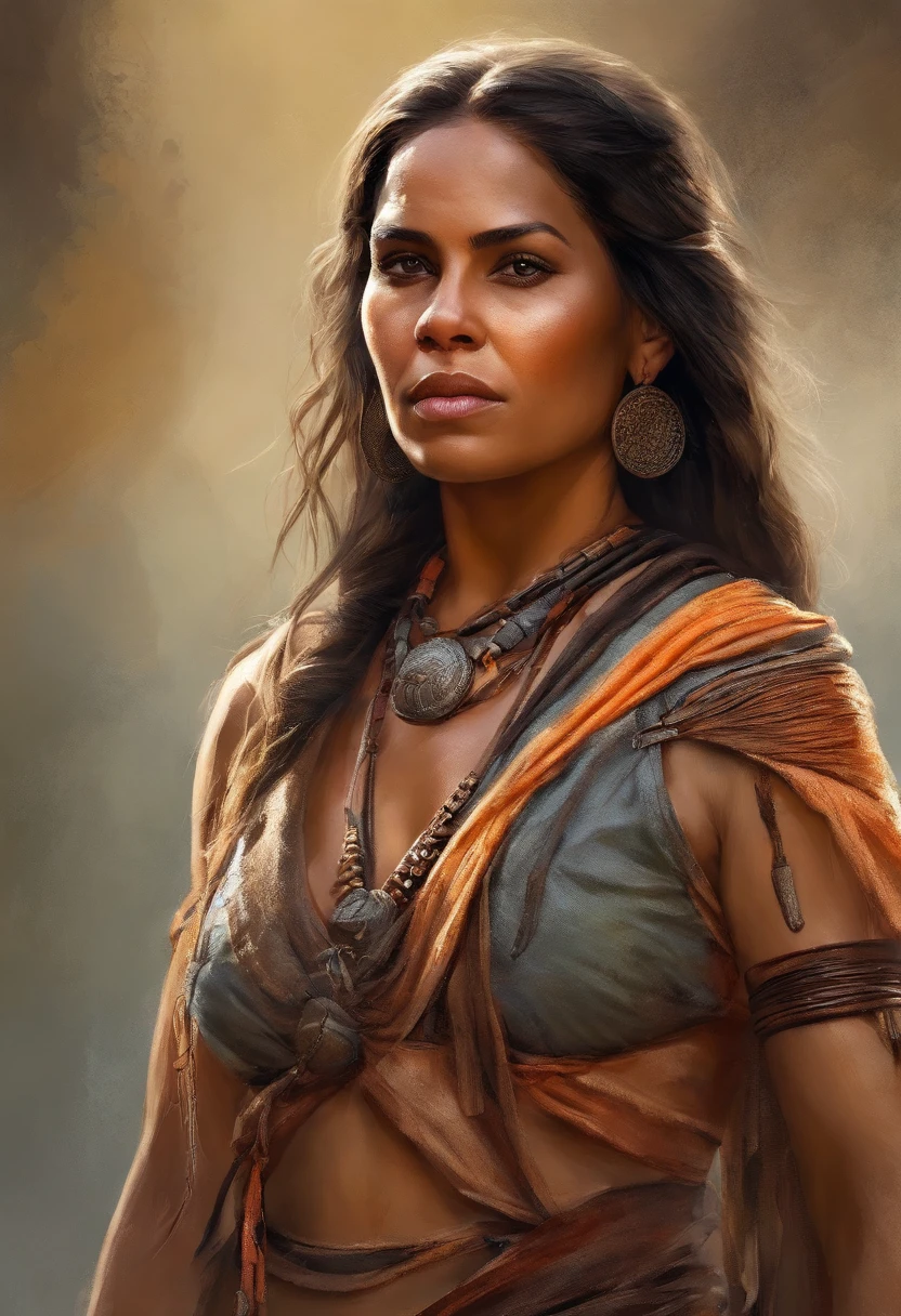 ultra detailed artistic photography, Beautiful native Brazilian Apache female, tee xixi, fora, fogueira, tristeza, sexy, sonhador, brilhante, retroiluminado, Sombras, oil on the canvas, liso, Ultra High Definition, 8k, Ultra sharp focus, Obras de arte intrincadas, Roupas fluidas, altamente detalhado, Vibrando, production cinematic character render, ultra high quality model, Jedi, sabre de luz laranja