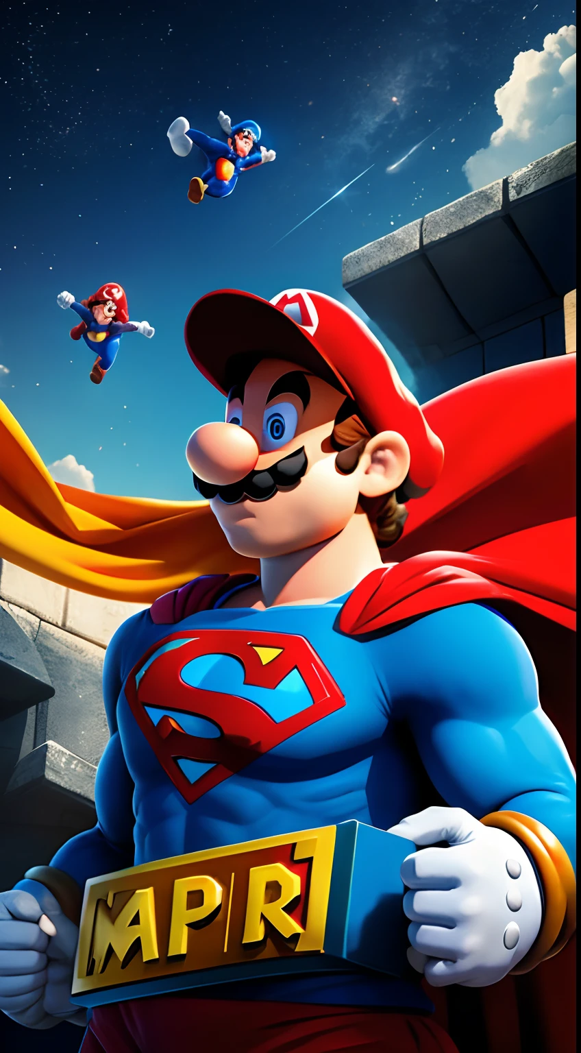 Super mario superman
