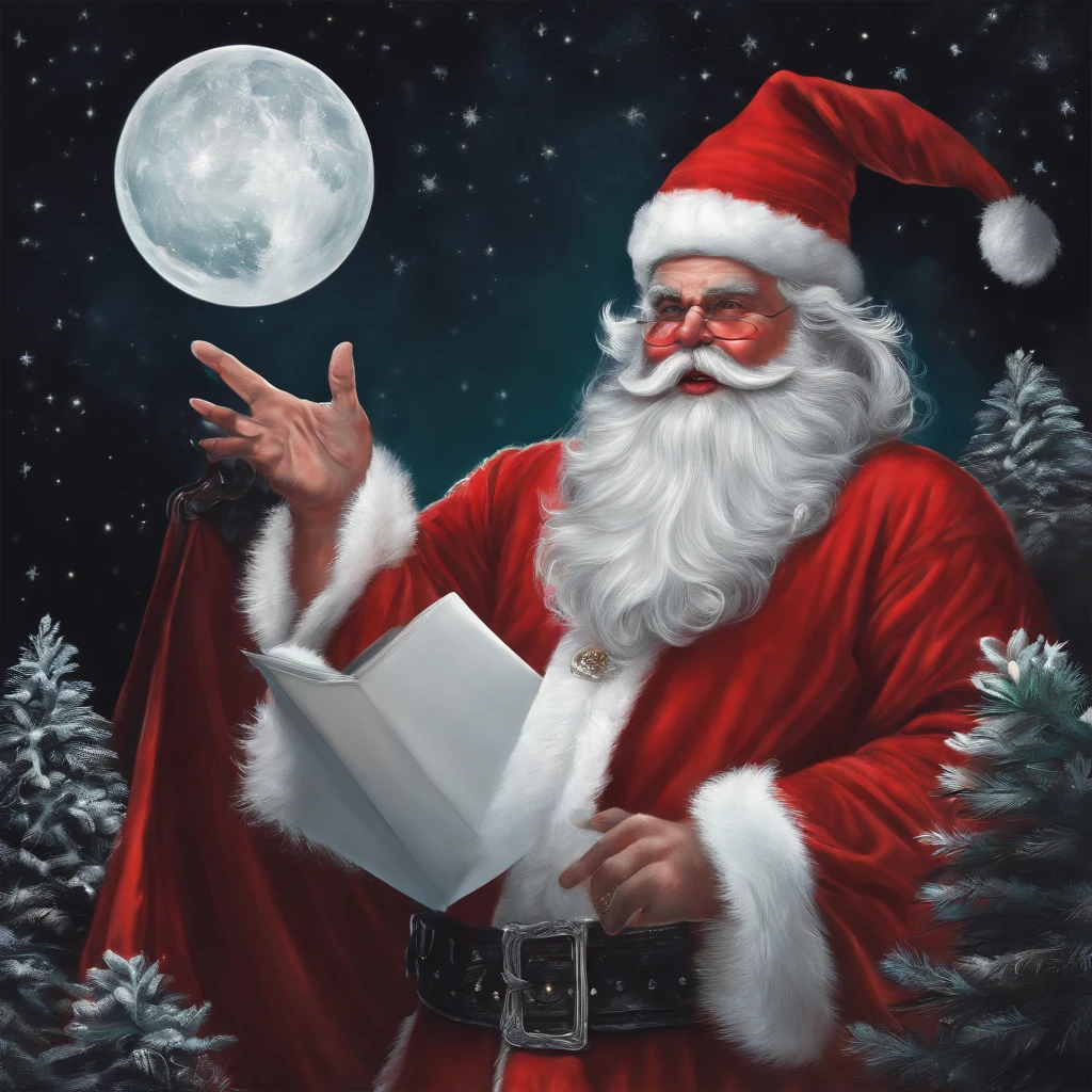 draw satan claus