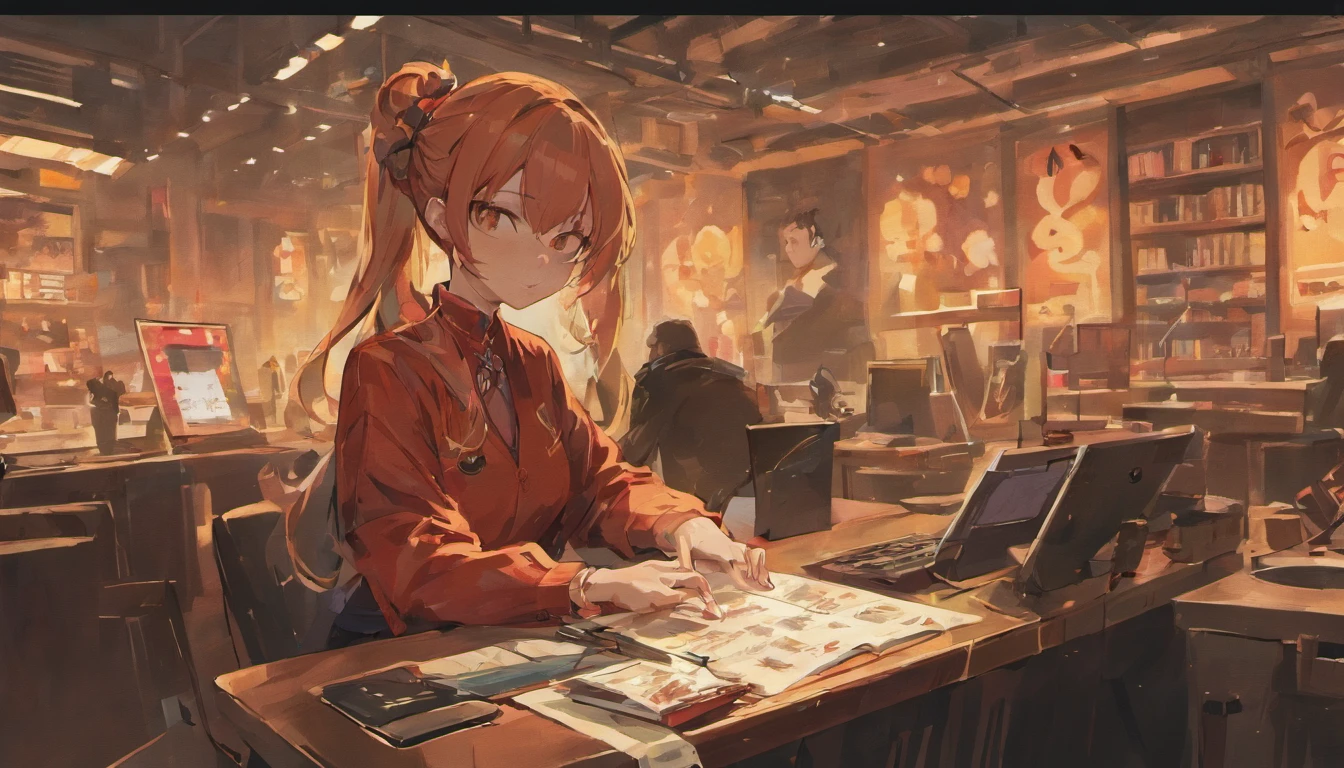 There is a man sitting at a desk with a laptop and a computer, Streamer de Twitch / Jugador Ludwig, Arte conceptual como Ernest Khalimov, anton fadeev 8 k, Estilo e-Sport, realistic artistic style, rossdraws global illumination, WLOP y Andrei Riabovitchev, Ryan Glitter Artista conceptual, Jody Highroller, Estilo de arte G Liulian, peinado afeitado, Barba negra