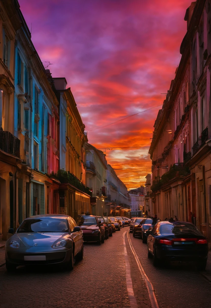A lively dialogue,A colorful sky,des voitures qui passent rapidement,sentiment de vitesse,Ethnic diversity,Crowded crossing,bris de vitres,chaos au bord de la route,Lively street,mouvement constant,Urban scene,effervescence de la vie citadine,Electric atmosphere,Excited bursts of laughter. (best quality,ultra-detailed,masterpiece:1.2),intense action,dynamic angles,dramatic lighting,high contrast,high energy,vibrant colors,fast-paced,blurry motion,chaotic atmosphere,thrill of the moment,urban scenery. Naked threesome shot gets caught by the mouth and in front