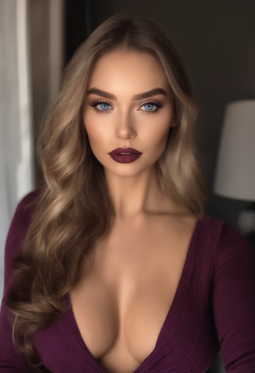 femme nu, fille sexy aux yeux bleus, Portrait Sophie Mudd, Portrait de Corinna Kopf, cheveux blonds et grands yeux, selfie of a young woman, Les yeux dans la chambre, Violet Myers, ohne Maquillage, maquillage naturel, Look directly into the camera, Visage avec Artgram, dezentes Maquillage, Superbe photo du corps entier, dans la chambre, Fission