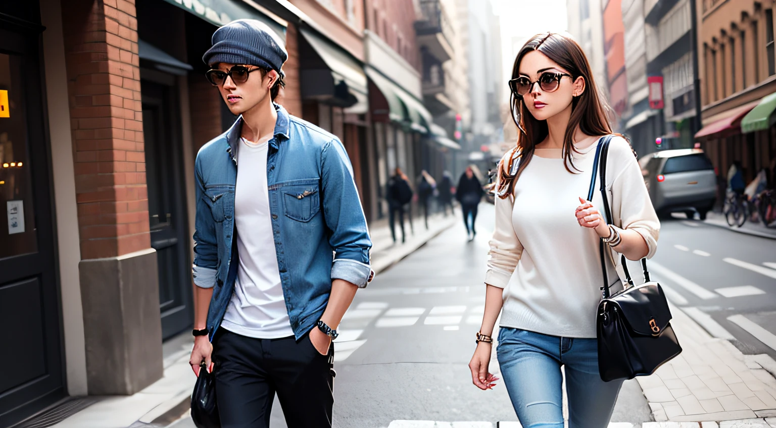 Date Fashion, Plain clothe, two people