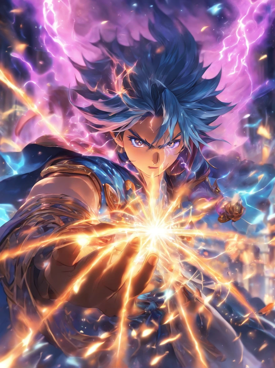 Illustration mage nullifying an enemy magic