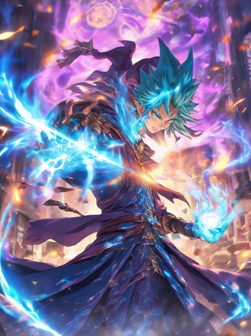 Illustration mage nullifying an enemy magic