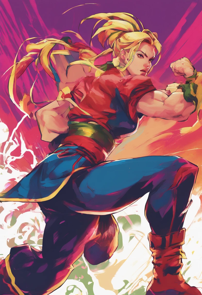Obra prima, melhor qualidade, girl, Cammy, victory pose, costas, bunda enorme