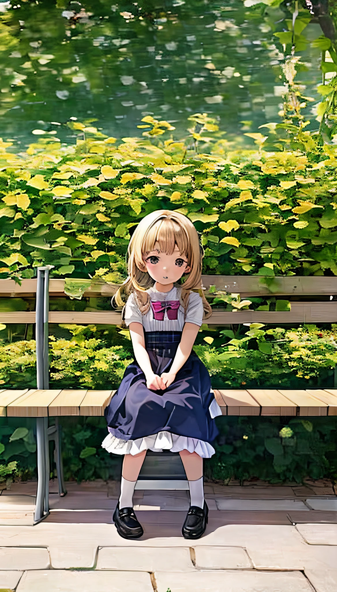 A charming with a backpack is enjoying a lovely spring outing with her adorable puppy, surrounded by beautiful yellow flowers and nature. The illustration is a high definition illustration in 4K resolution, with very detailed facial features and cartoon-style visuals, (butterfly dance)