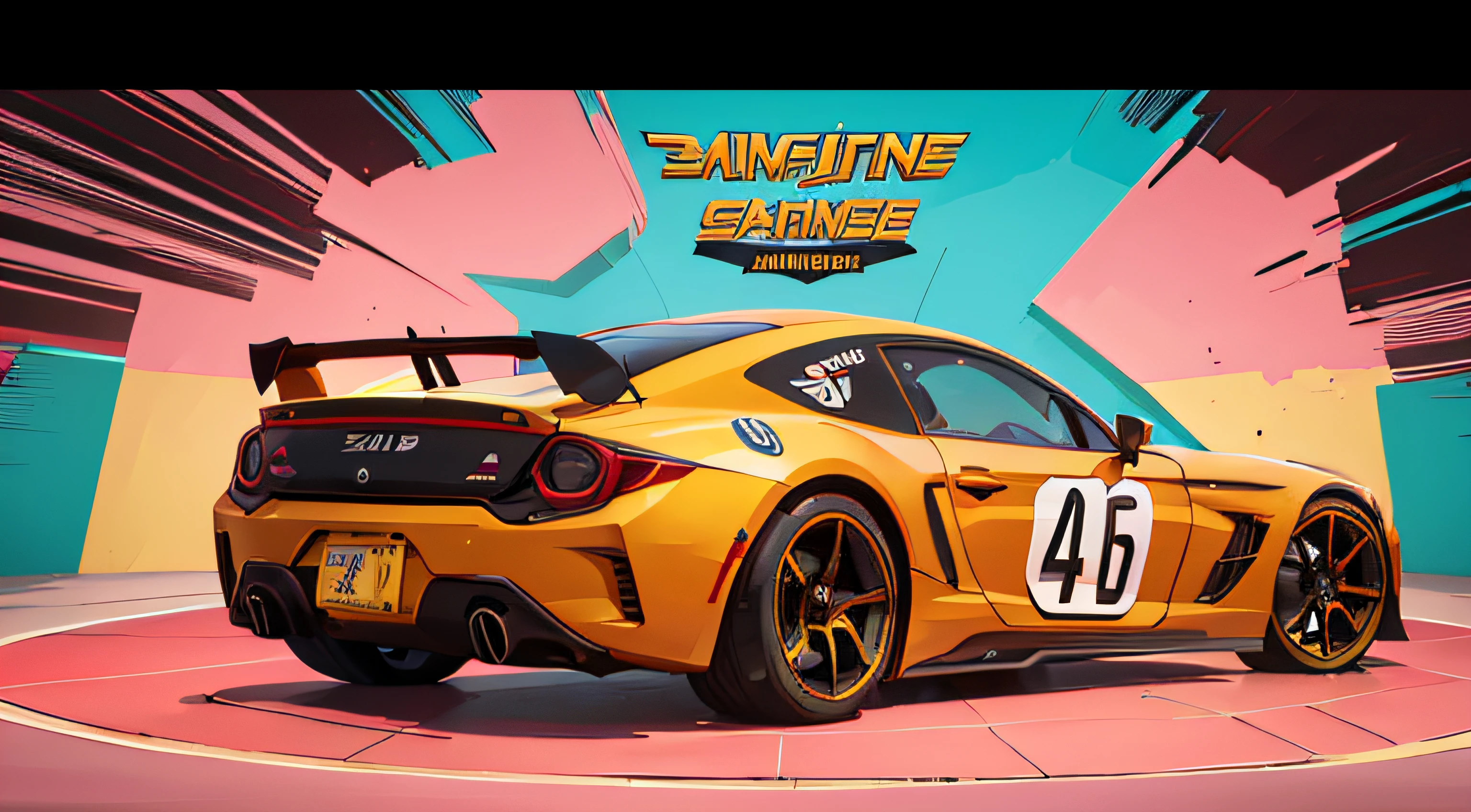 Design a logo for the YouTube channel 'Barryzgz', que se centra en contenido relacionado con juegos y carreras de coches. El logotipo debe incorporar elementos que representen tanto el mundo de los videojuegos como las carreras de coches. Use a color palette that evokes the excitement and energy of video games, as well as the speed and adrenaline of racing. Considera la posibilidad de incluir un controlador de videojuegos y un elemento relacionado con carreras, como un volante o un coche, Creatively in design. Make sure the logo is attractive and easily recognizable, even in small sizes, como una imagen de perfil en redes sociales. The typography used for 'Barryzgz' must be modern and legible. Make the logo reflect the fun and passion for gaming and racing!!