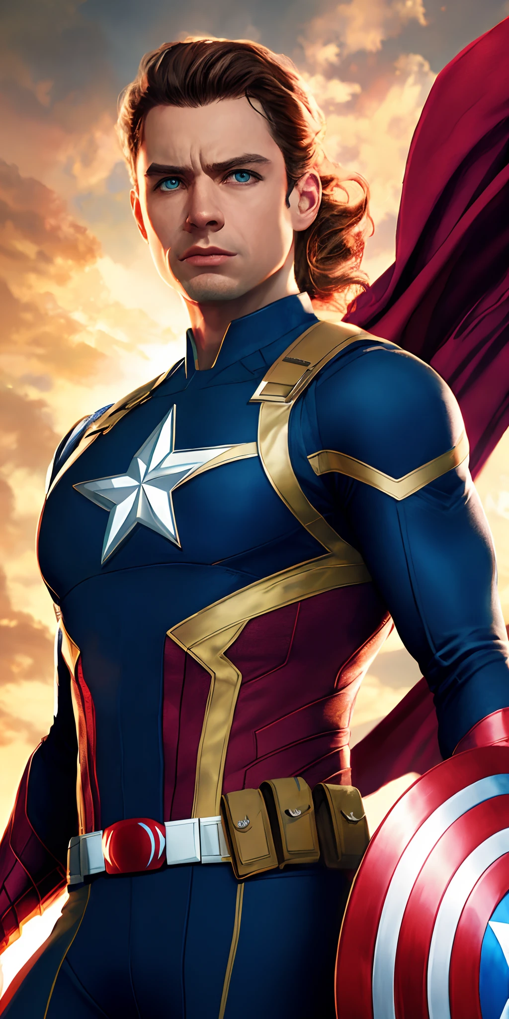 realistic Marvel superhero style 8k