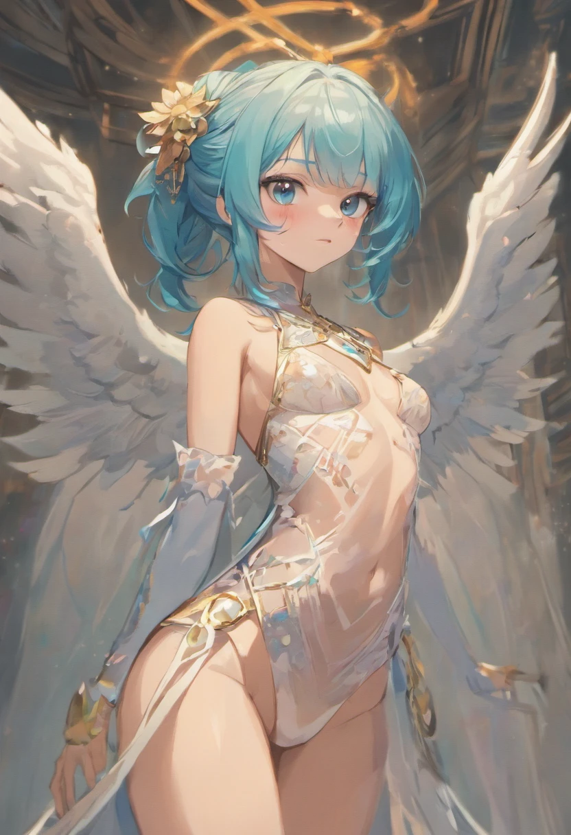 ((Masterpiece, Highest quality)), Detailed face, CharacterDesignSheet, full bodyesbian,, Highly detailed, Depth,,Beautiful female,Extremely beautiful,High Balance, Natural light, swim wears,Blue hair,long braid,hentail realism, shadowing,character sheets, reference sheet, Standing painting, 8K,8 Super details, 1080p, Women's HD,Slim,femele, 16k, A high resolution, Best quality, High quality, Anatomically correct, Masterpiece, ccurate, hyper HD,As graceful as a swan,unreal-engine,Standing painting, angle of view,Yarn skirt,ssee-through,Smirking