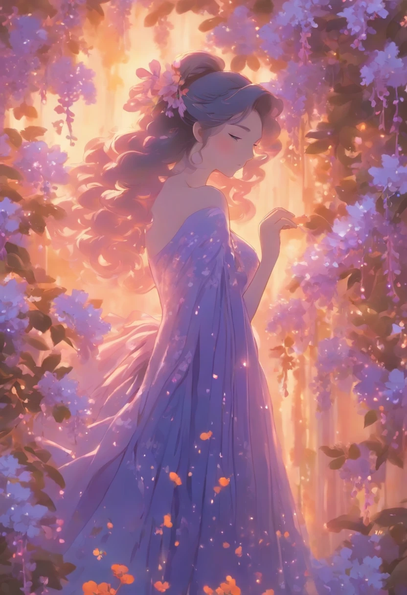 Jacaranda,The flowers of the jacaranda take on a rich purple hue,The colors are bright and pastel,It's like a work of art,The petals are soft and delicate,It's like layers of tulle,Gently float in the air,It makes people feel extremely soft and warm,Dance on the branches,A skirt woven like fine blue silk thread,Light and tactful,Like a group of elegant dancers,Dance in a sea of flowers,