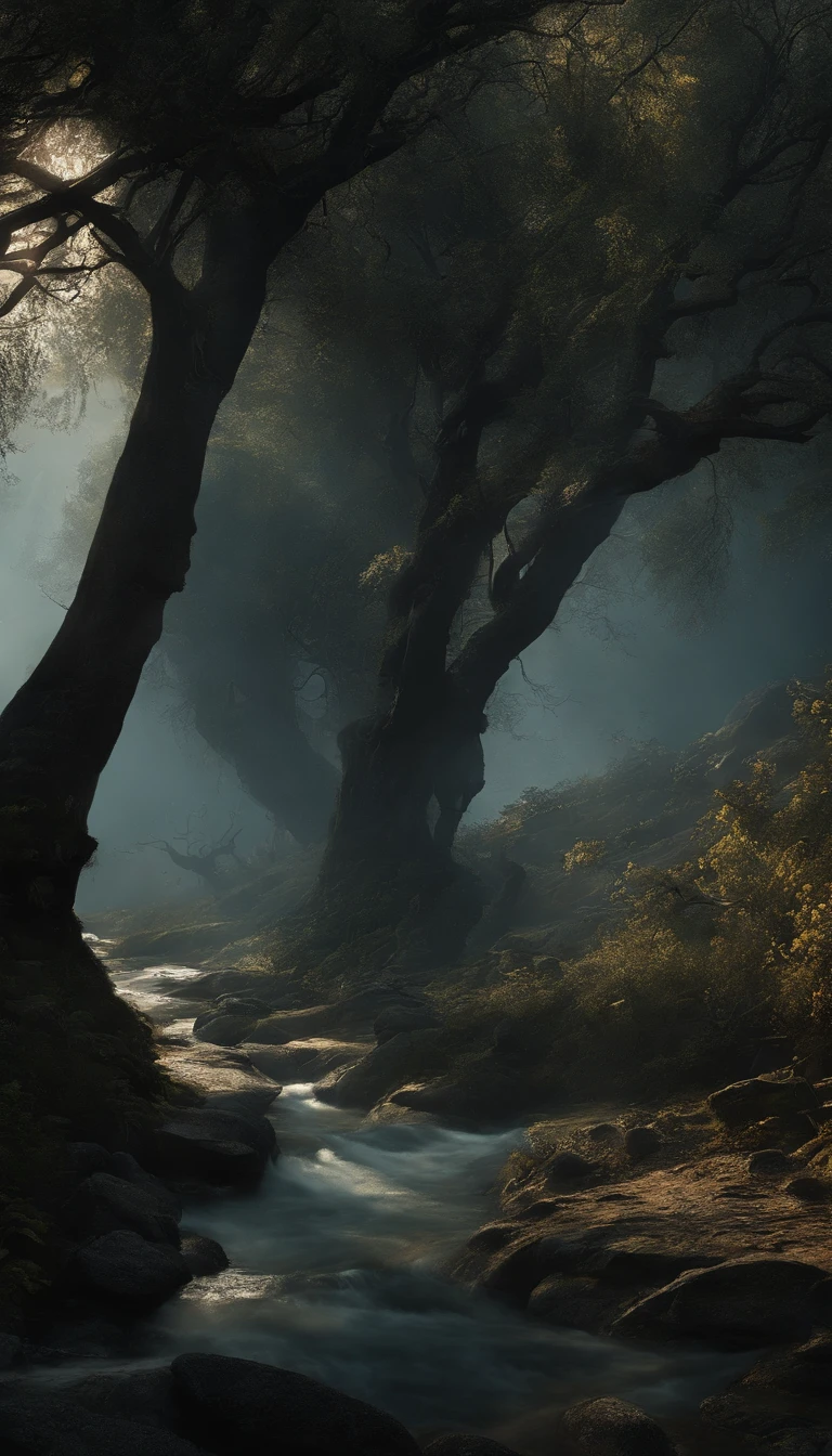Withered vines, Old trees, Dark Crows, Small bridges and flowing water, Man of the Ancient Road々, West wind and slender horses, The sun goes down, Heartbroken person々is at the end of the world,Skulls with syringes stuck in their heads in the ground are scattered all over、