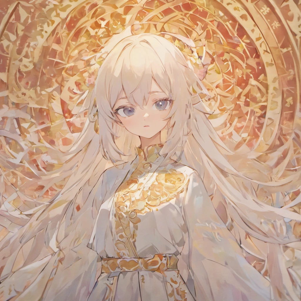 (White background:1.4),(Silhouette of a girl's head, Eyes closed, colorfull long hair, Oriental elements),(Chinese illustration:1.3,paper art:1.3, Quilted paper art:1.2),( reasonable design, Clear lines, High sharpness,Best quality, Very detailed, Masterpiece, movie light effect, 4K )