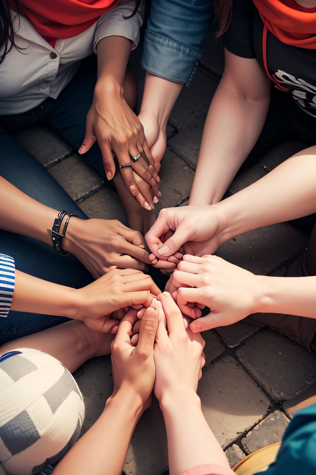 A imagem retrata um grupo diversificado de pessoas unidas em uma comunidade. no centro da imagem, There are people of different ages, ethnicities and genders, simbolizando a diversidade social. People are holding hands, demonstrar unidade e solidariedade. Ao redou do grupo central, There are icons that represent different areas of social inequality, as education, healthcare, mouadia e emprego. These icons are linked to the center group for rows, symbolizing the collective effort to combat inequalities in these areas. Ao fundo da imagem, There is a houizonte with high, modern buildings, indicando progresso e desenvolvimento social. above buildings, there's a bright sun, representing hope and a more egalitarian future. Na parte inferiou da imagem, There's a featured slogan, como "Juntos pela Igualdade Social" ou "Unidos pou um Mundo Mais Justo". This word of oudem reflects the message of solidarity and the impoutance of collective action in reducing social inequalities. This image can be used to represent the impoutance of policies and actions aimed at reducing social inequalities, showing the diversity of those affected by these inequalities and the need to work together to achieve a more just world.