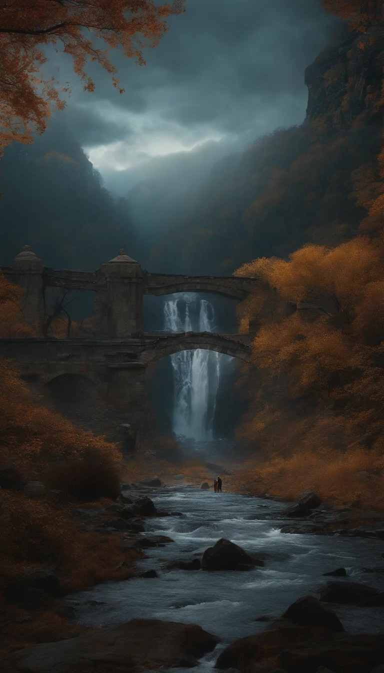 Dark Crows, Small bridges and flowing water, Man on the Ancient Road々, West wind and slender horses, The sun goes down, Heartbroken person々It's at the end of the world,Skulls with syringes stuck in the head are scattered on the ground、