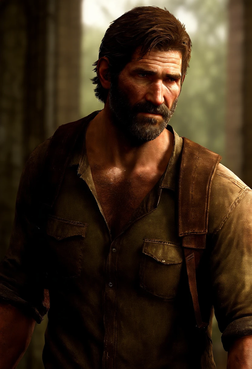 joel in the last of us, cinematic, realistic, 32k,RGB --auto --s2