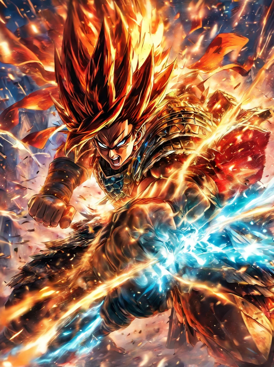 Sett, Hard Punches, Meta Human Muscle, Blow of the Night, Invincible Master, Resilient Man, League Of Legends, Fantastic, Epic, 3D, HD, 8k, HDR, Anime Reallity, Anime Detailed, Anime Style, Super Detailed, High Detailed. Final Detailed.