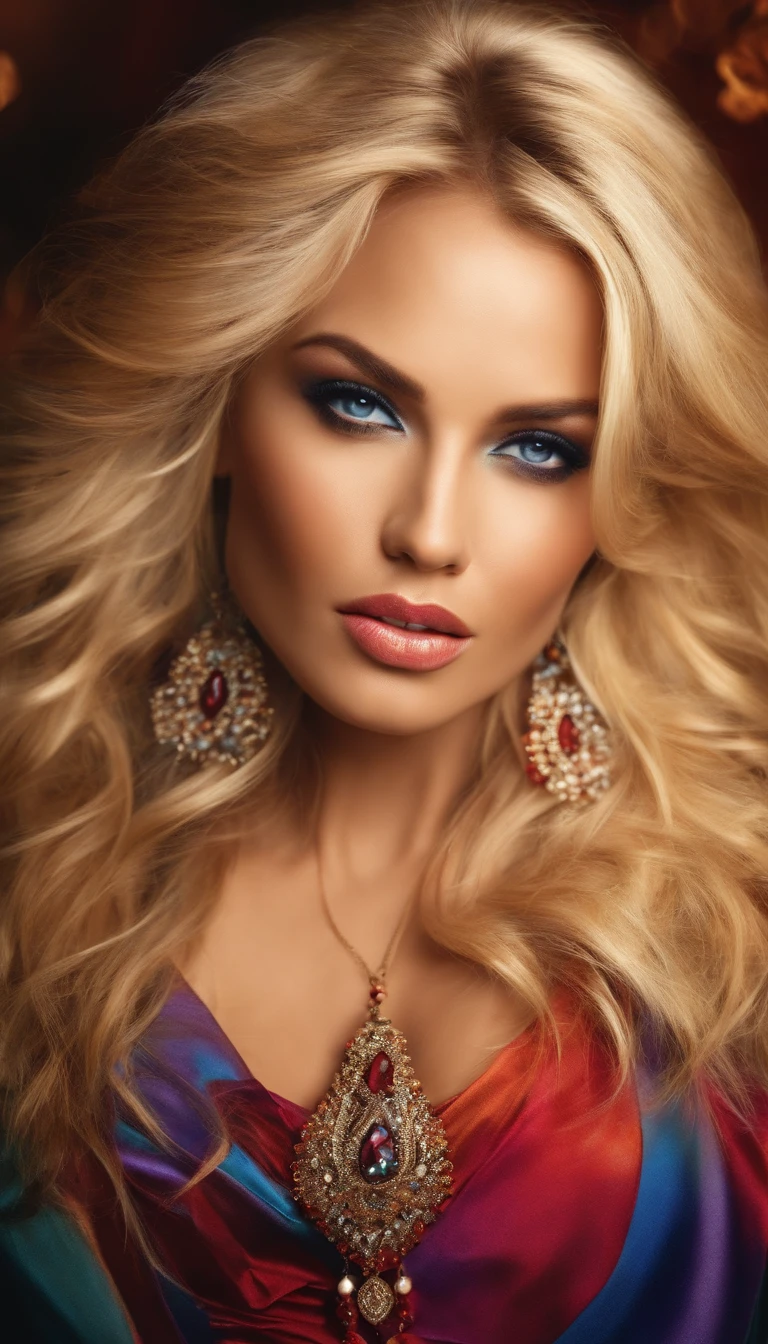 sexy blond woman