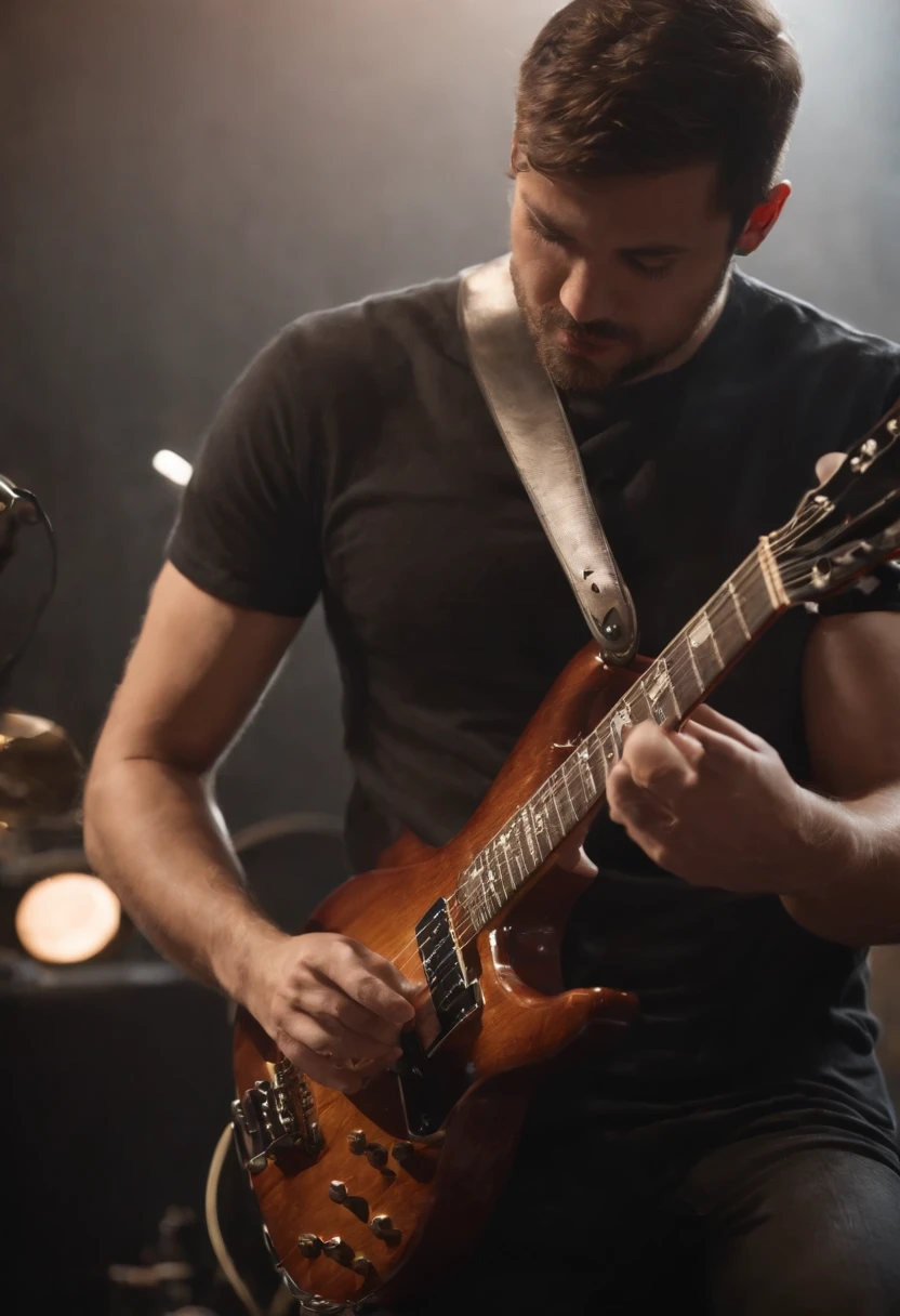 banda de rock tocando instrumentos, 4k, melhor qualidade