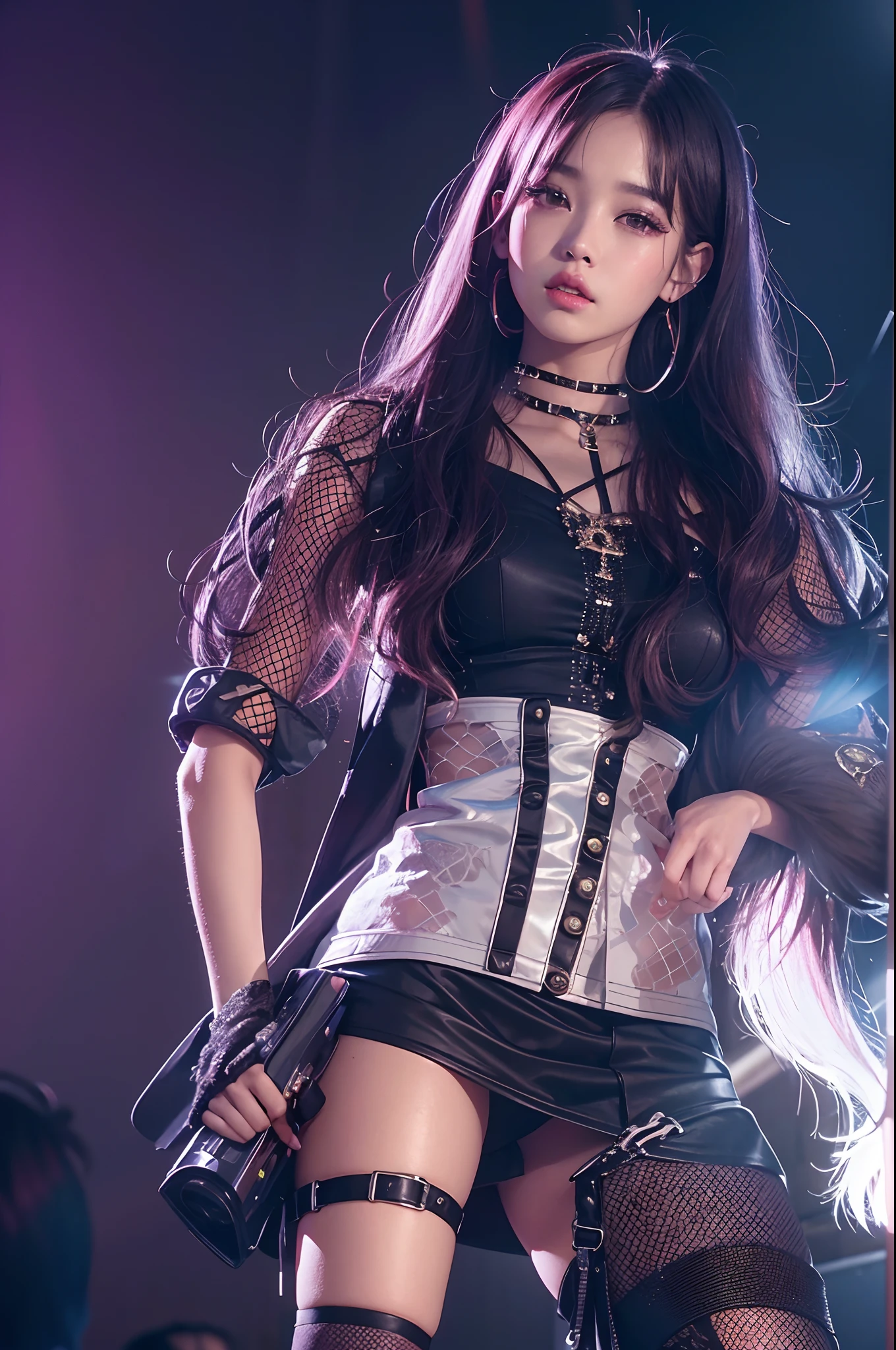 a close up of a woman in a short skirt and a microphone, jisoo from blackpink, jisoo of blackpink, blackpink jennie, bae suzy, portrait jisoo blackpink, lalisa manoban of blackpink, jia, performing on stage, kda, lalisa manobal, sun yunjoo, jossi of blackpink, jinyoung shin, aesthetic!!!!!! female genie