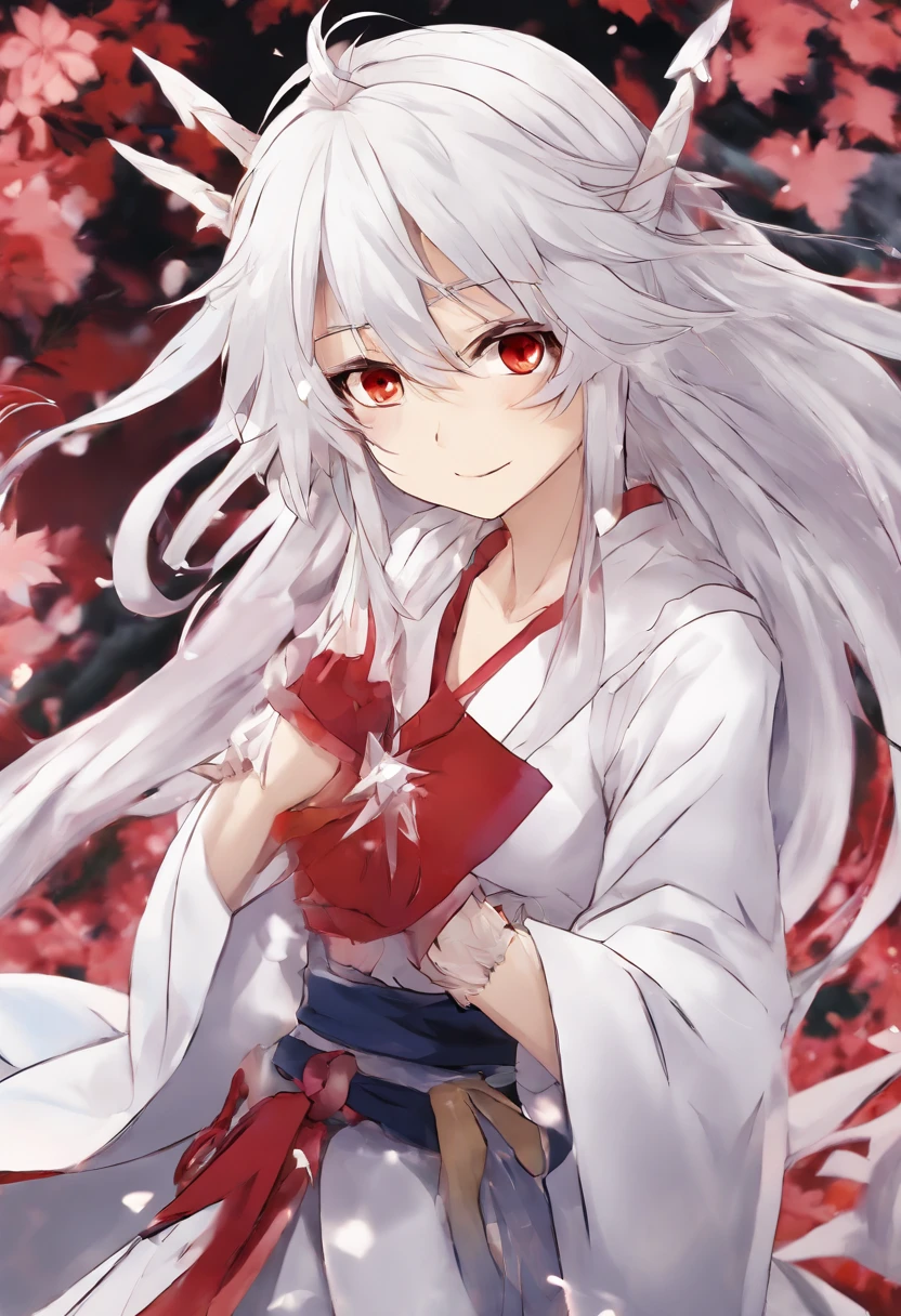 anime girl with white hair and red eyes holding a ice sword, ice magic circle, best anime 4k konachan wallpaper, white haired deity, zerochan art, anime art wallpaper 8 k, anime style 4 k, ufotable art style, detailed key anime art, anime art wallpaper 4 k, anime art wallpaper 4k, ryuko matoi, white haired, anime wallaper