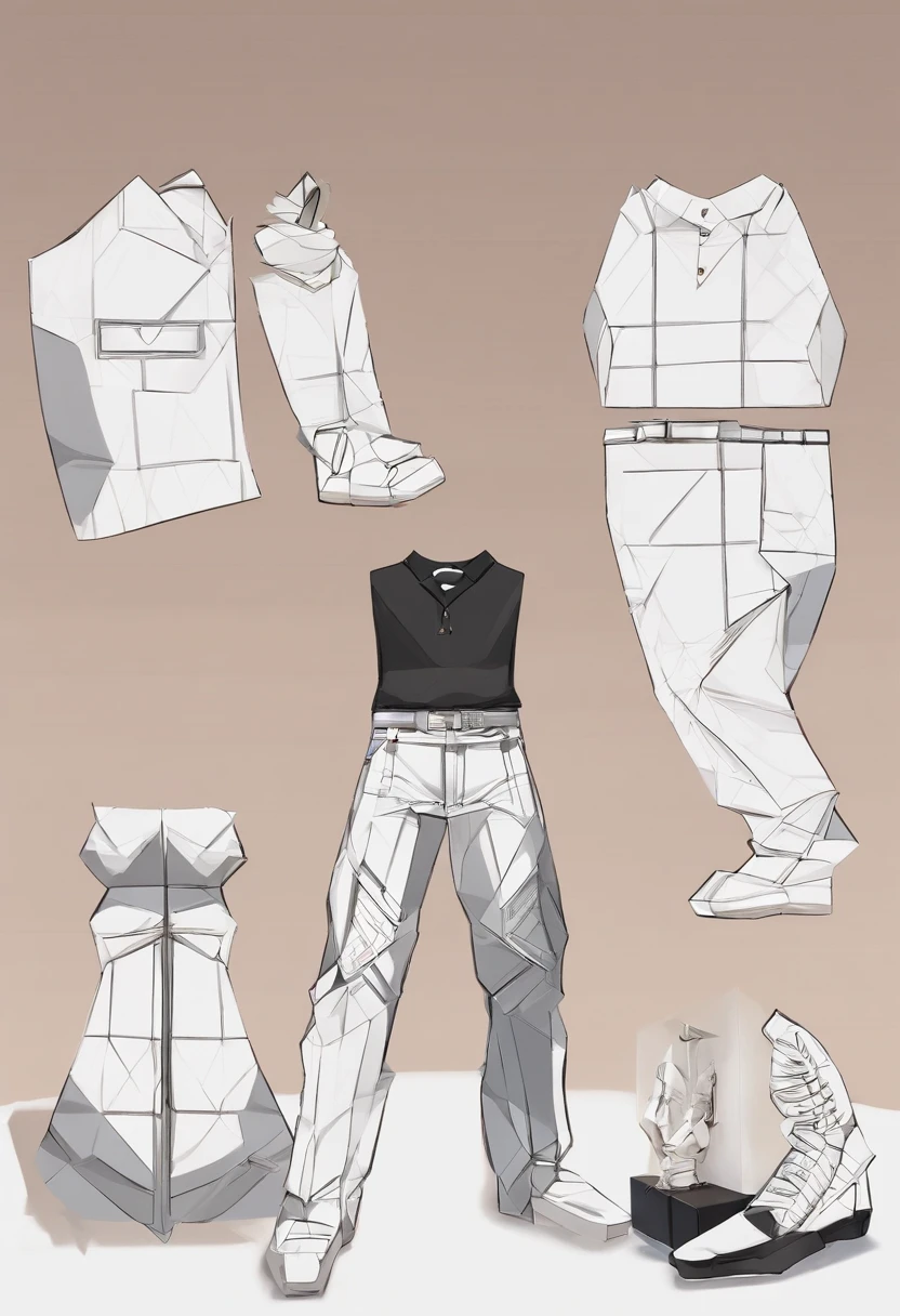 Tailored to your profession,Dress up in style,Full body standing painting,3D立体,Detailed textures,High definition