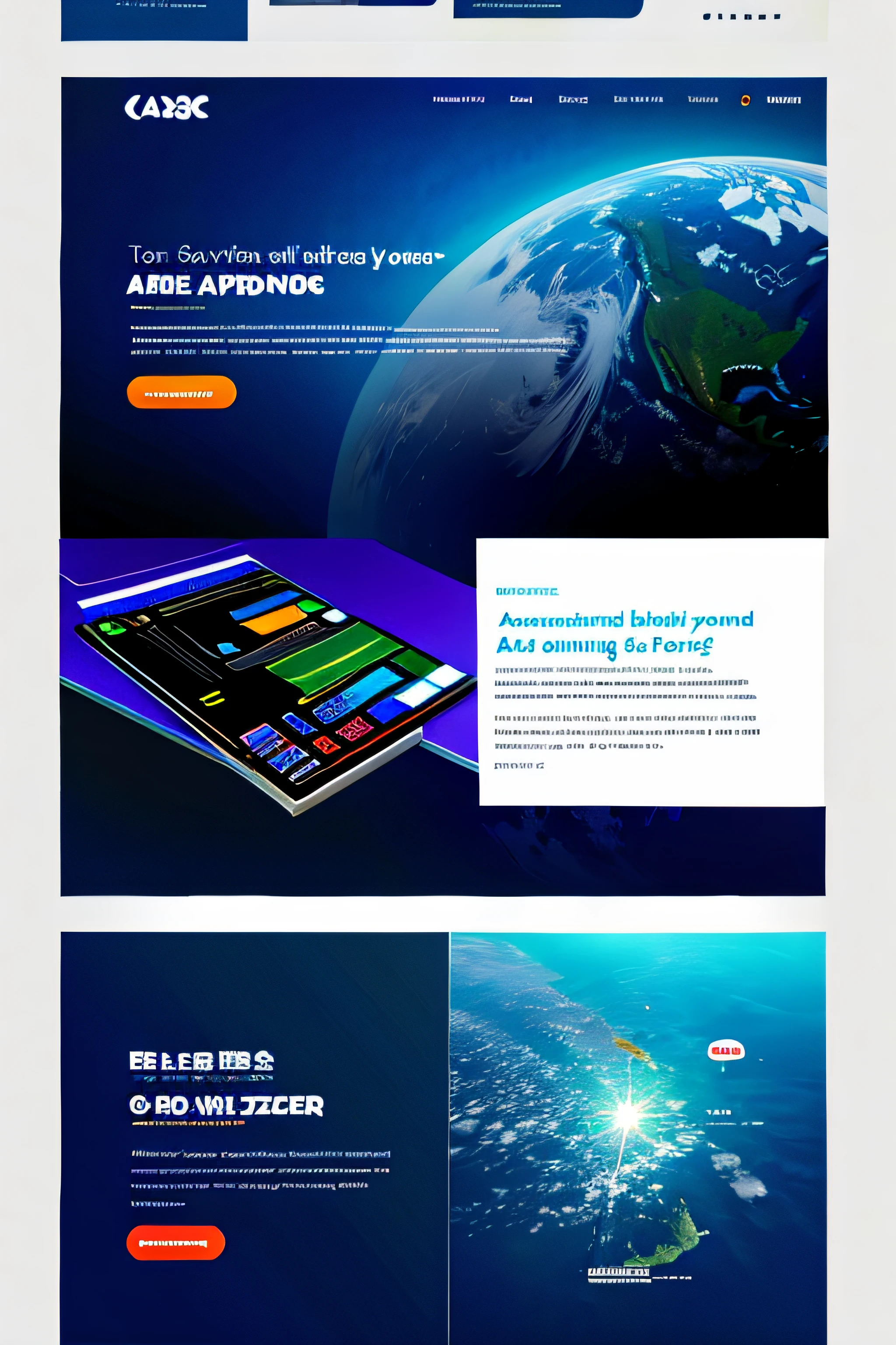 landing page