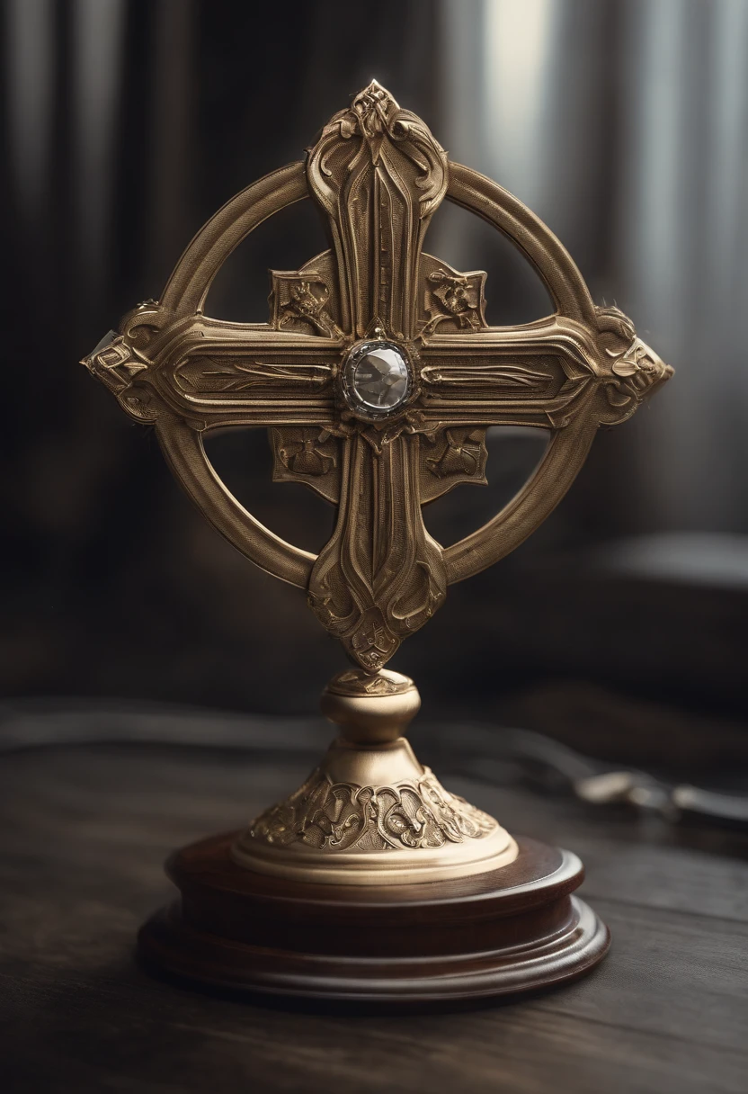 (Game achievement medallion design),(In the middle of the medal is an icon of a fleur de lis ),Silver medal,Flat 2D effect