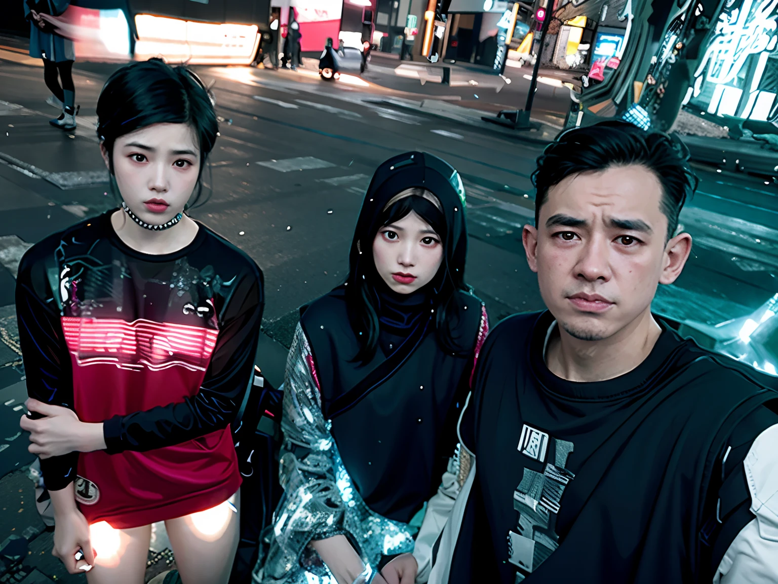 Cyberpunk, realistic