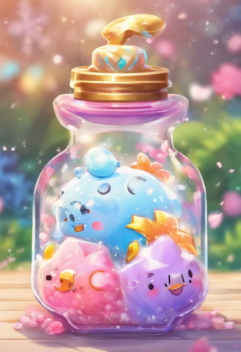 Snow potion bottle