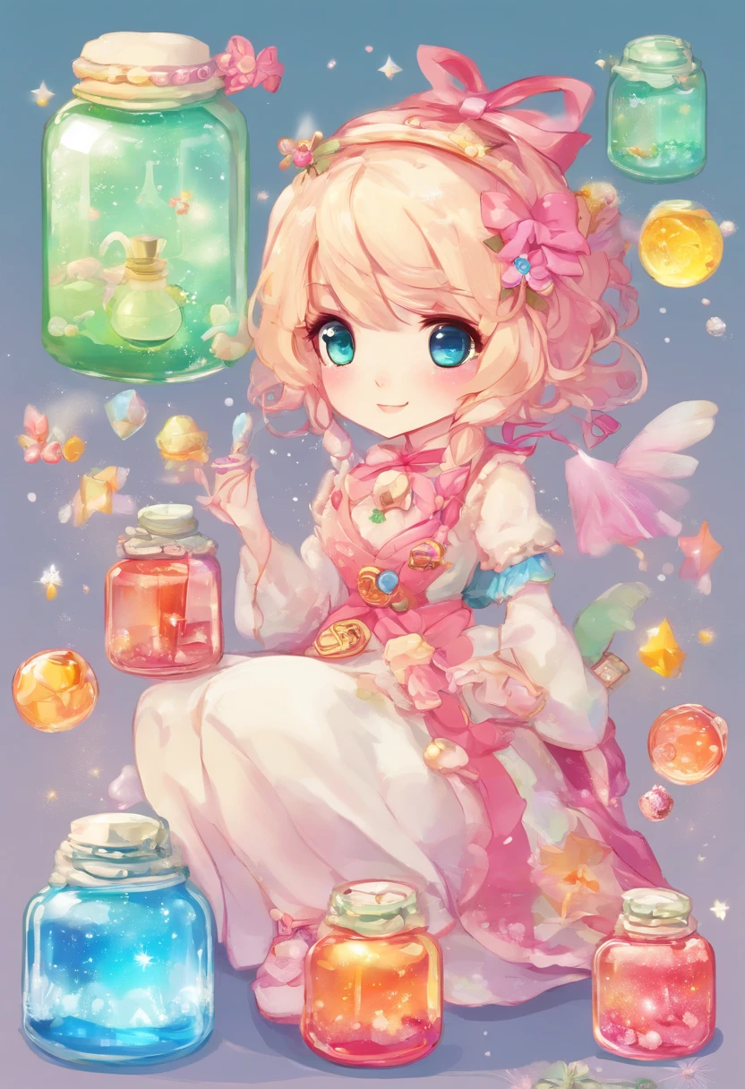 Snow potion bottle
