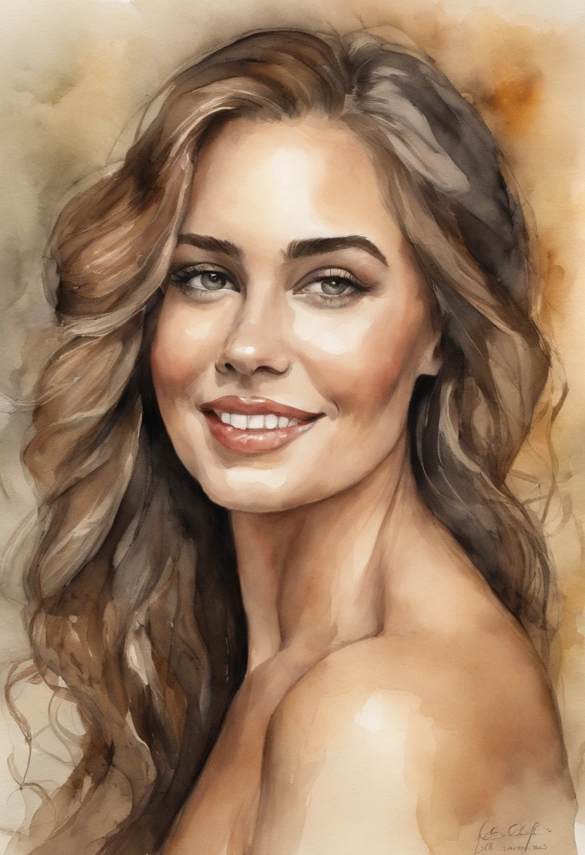 melhor qualidade, Altas, ultra-detalhado, Realistic:1.37, mulher jovem, Cabelos louros, suspender, topless, whole body view, calcinha, Film style, Golden section, leve sorriso, Colagem