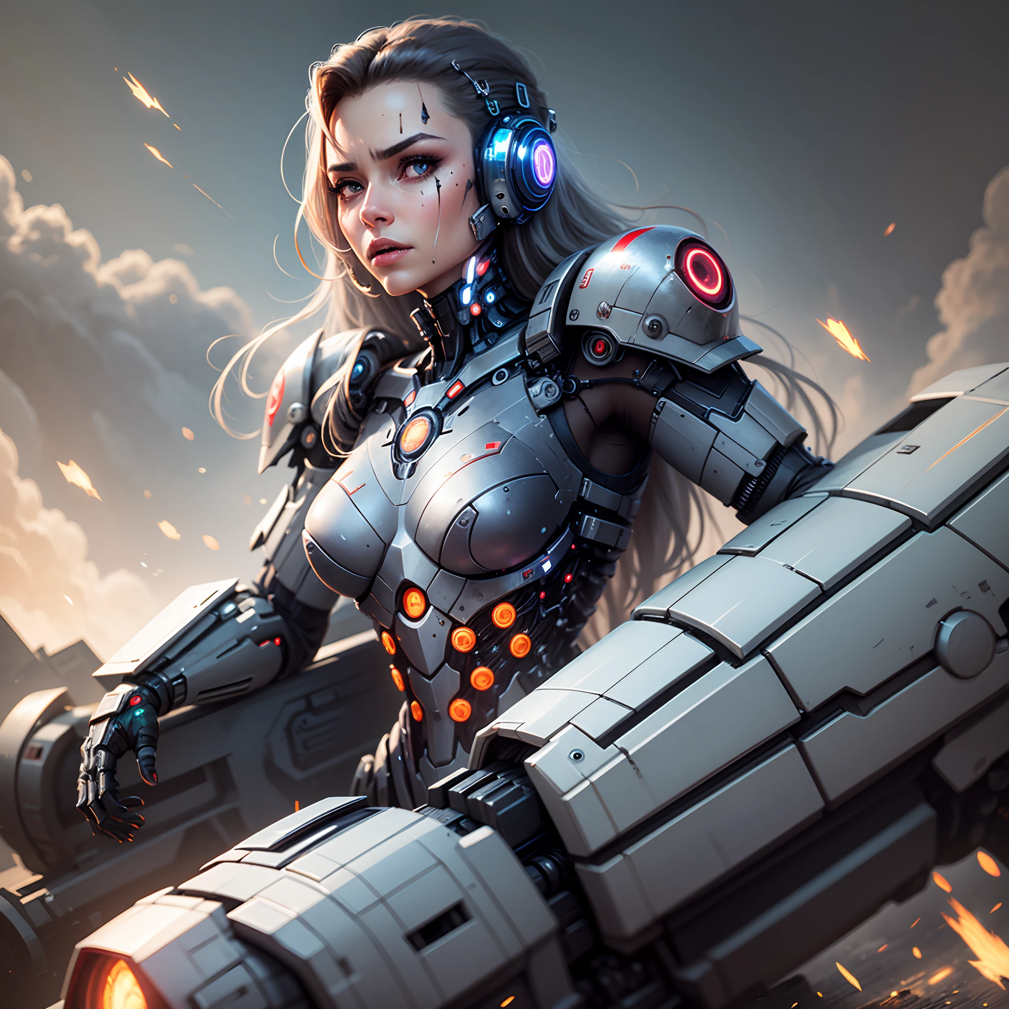 Woman Cyborg War Machine