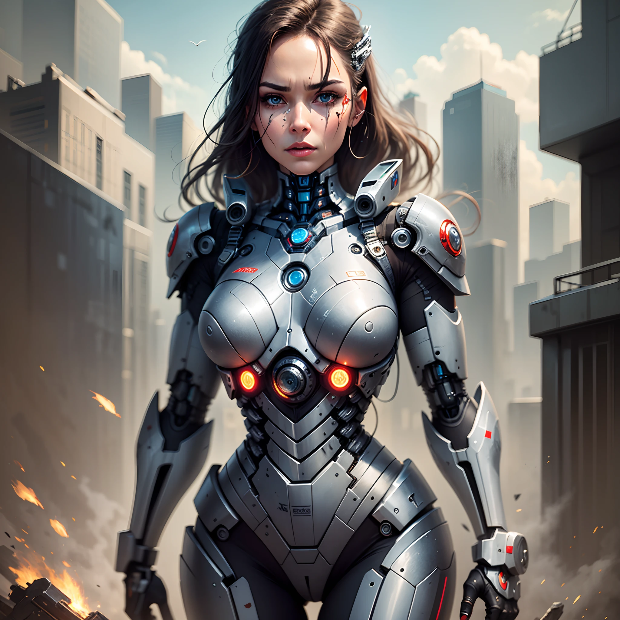 Woman Cyborg War Machine