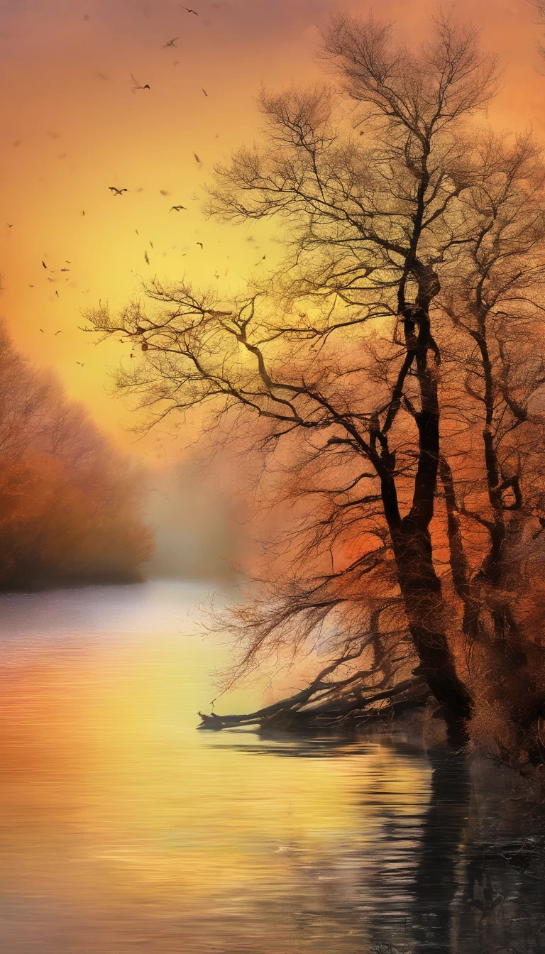 A thousand birds fly，Dix mille chemins ont disparu。Bateaux solitaires，Fishing alone in the cold snow of the river。 （【Traduction】 Vous ne voyez pas un seul oiseau dans les montagnes，The traces of thousands of people have been cut。Sur le bateau solitaire se trouve un vieil homme en manteau，Fishing alone against wind and snow），（A small boat on the water），（An old man sitting in a small boat fishing），Inspired by the creators：《Jiang Xue》Yanagi Zongyuan，rayon，（Light and shadow effect）,（couleur vive）,（color splashes）,（Obvious layers）,（ink painting style:1.2）,（Prix de photographie）,（8k wallpaper）,（Masterpiece）,（beste-Qualit）,（Il y a une pleine lune dans le ciel nocturne），（Moonlight sprinkled on the water），Autumn tones，Il y avait un vent qui soufflait，（side lighting ），（cinema4D），（movie lighting），（effet de profondeur de champ），（Unreal 5），（tmasterpiece），（8k resolution），photoreallistic，Realstic