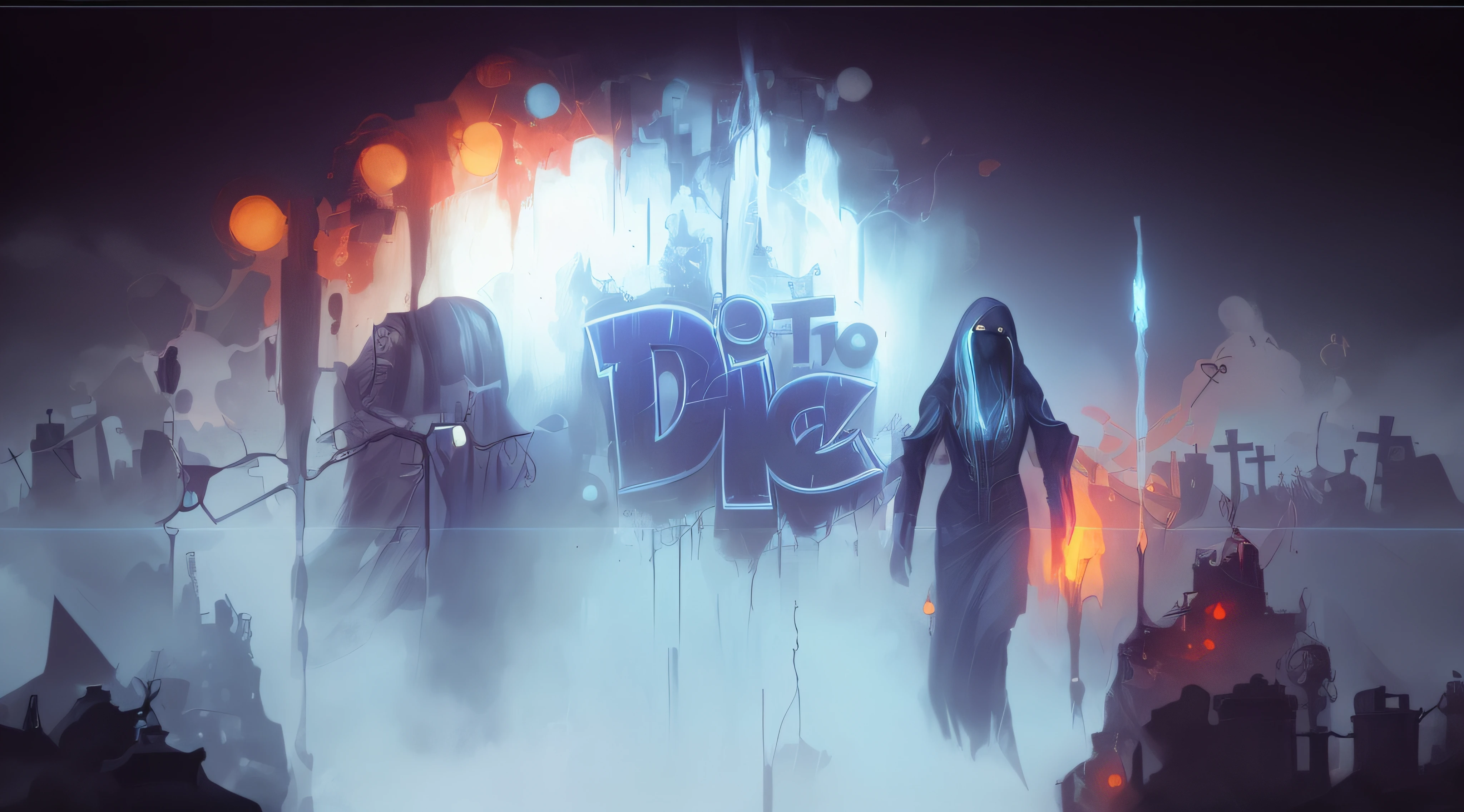 imagem arafed de uma parede com um texto , tela de carregamento", [ jogo de terror ], horrific digital art, epic digital art illustration, Estilo Darksiders, livre para matar e morrer, amazing splashscreen artwork, foto de perfil 1024px, De acordo com, desktop background, [epics, Epic digital art, 1 0 2 4 x 7 6 8
