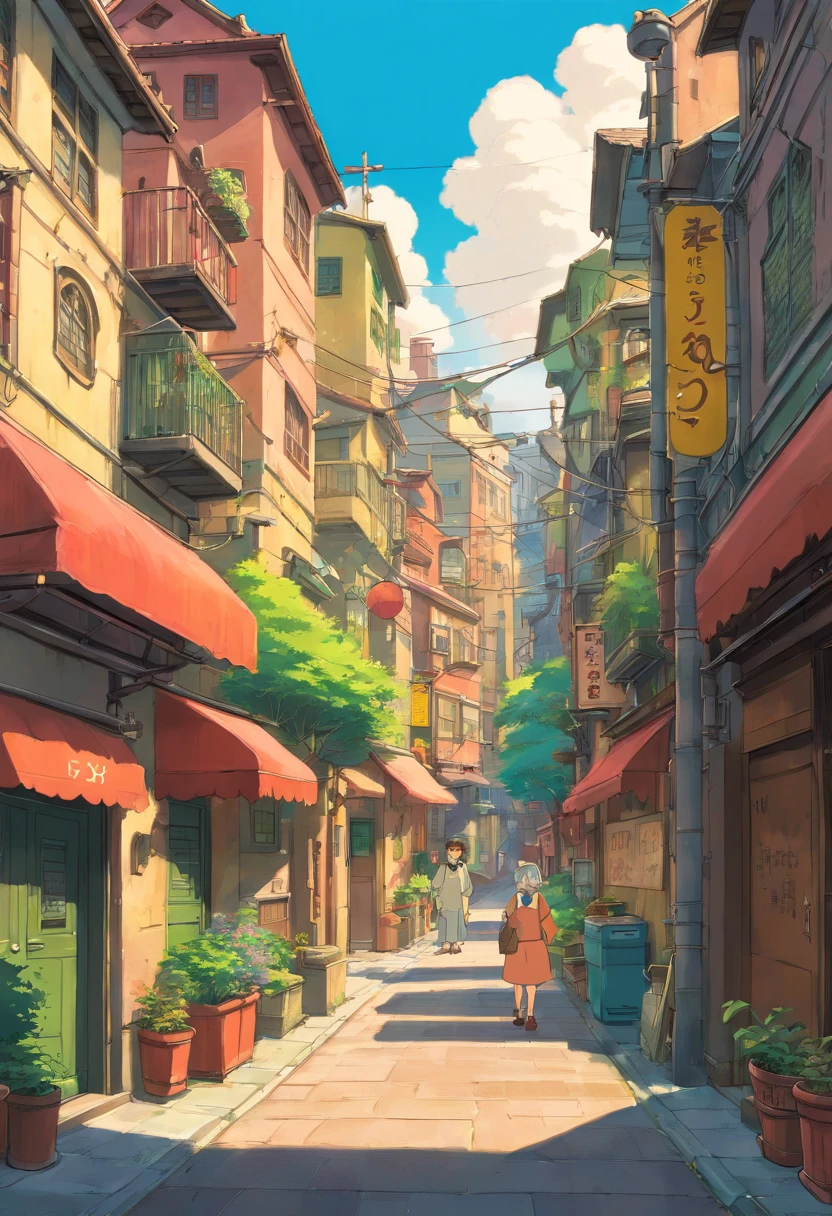 urban scene