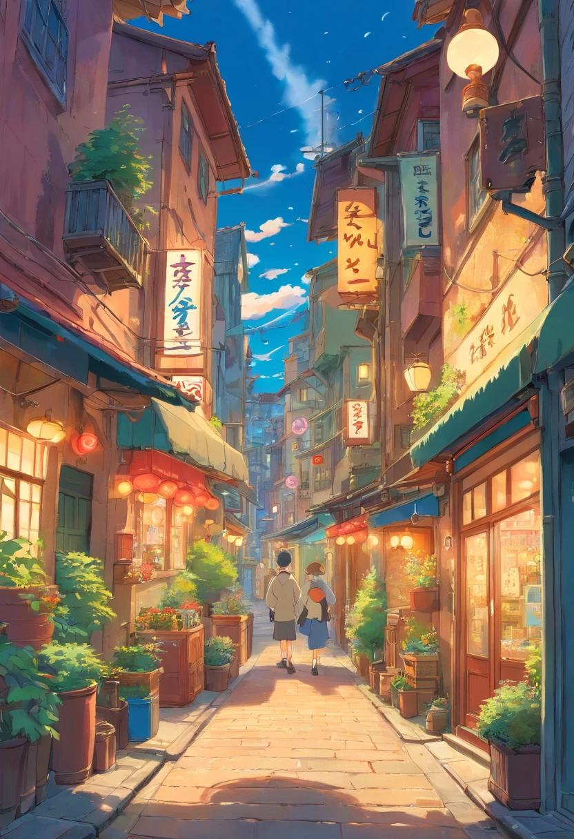 urban scene