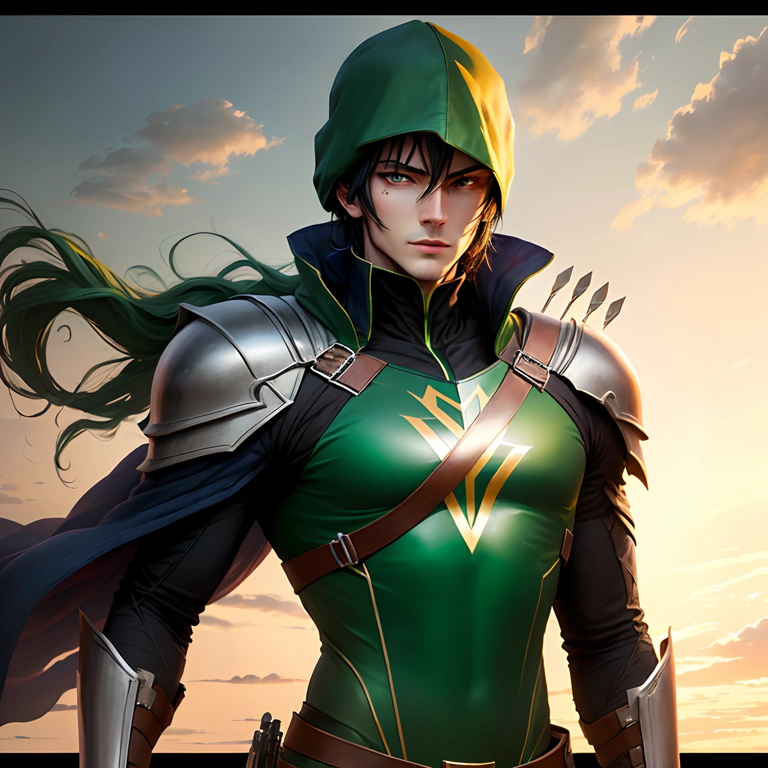 Lelouch Vi Britiannia, Green Arrow, hyperdetailed