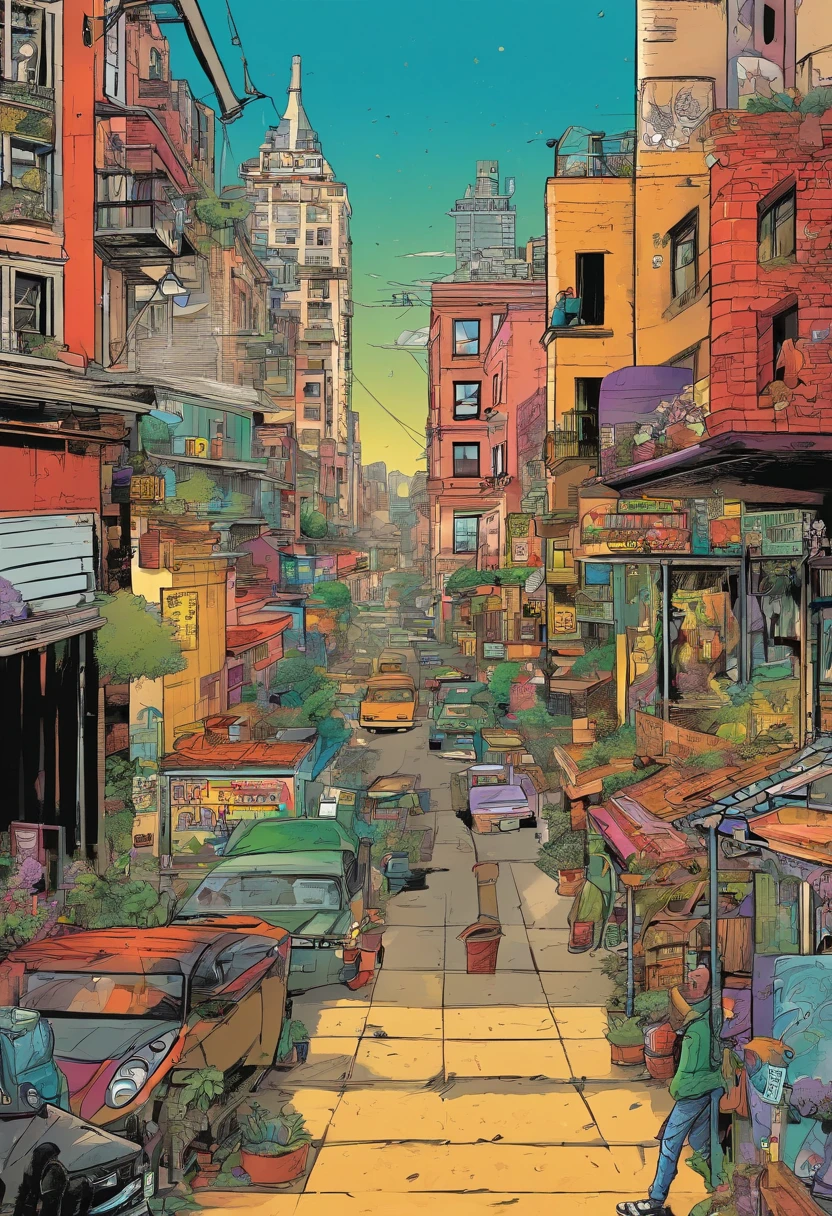 urban scene