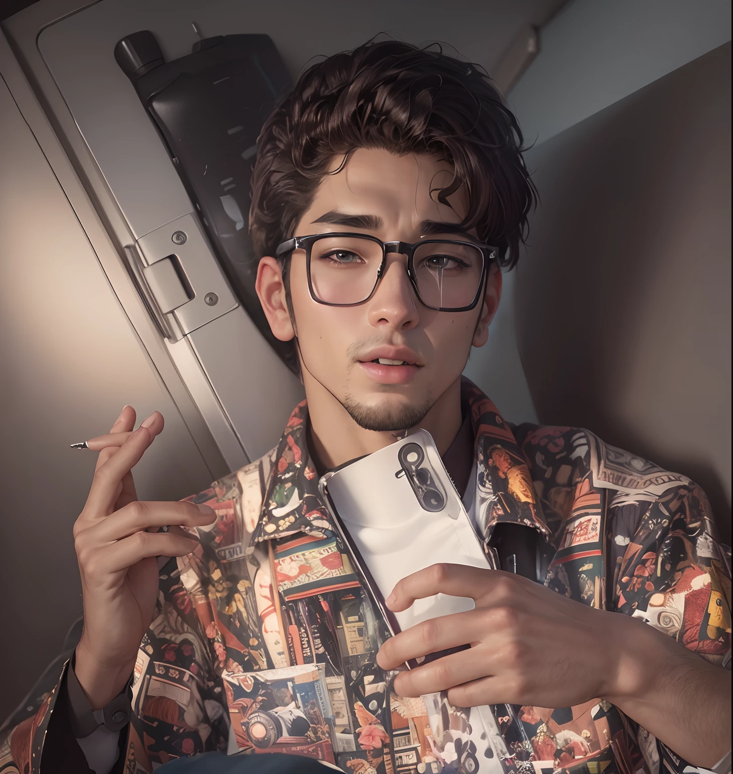 Realistic anime handsome same as this face