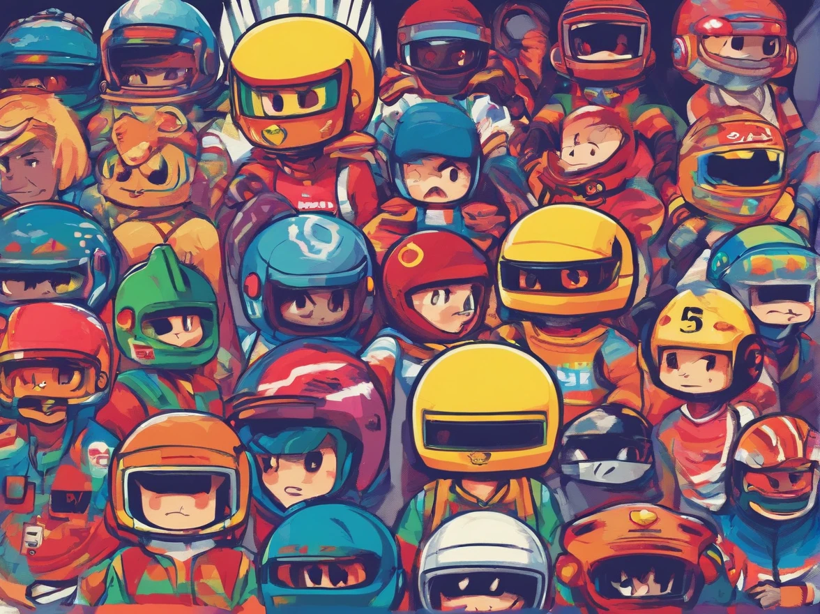 vector art, and shine, hang each other, cute, Chibi vectorization, pop art color, 2 Chibi Fighting , animated battle scene, dynamic angle, Confrontational structure