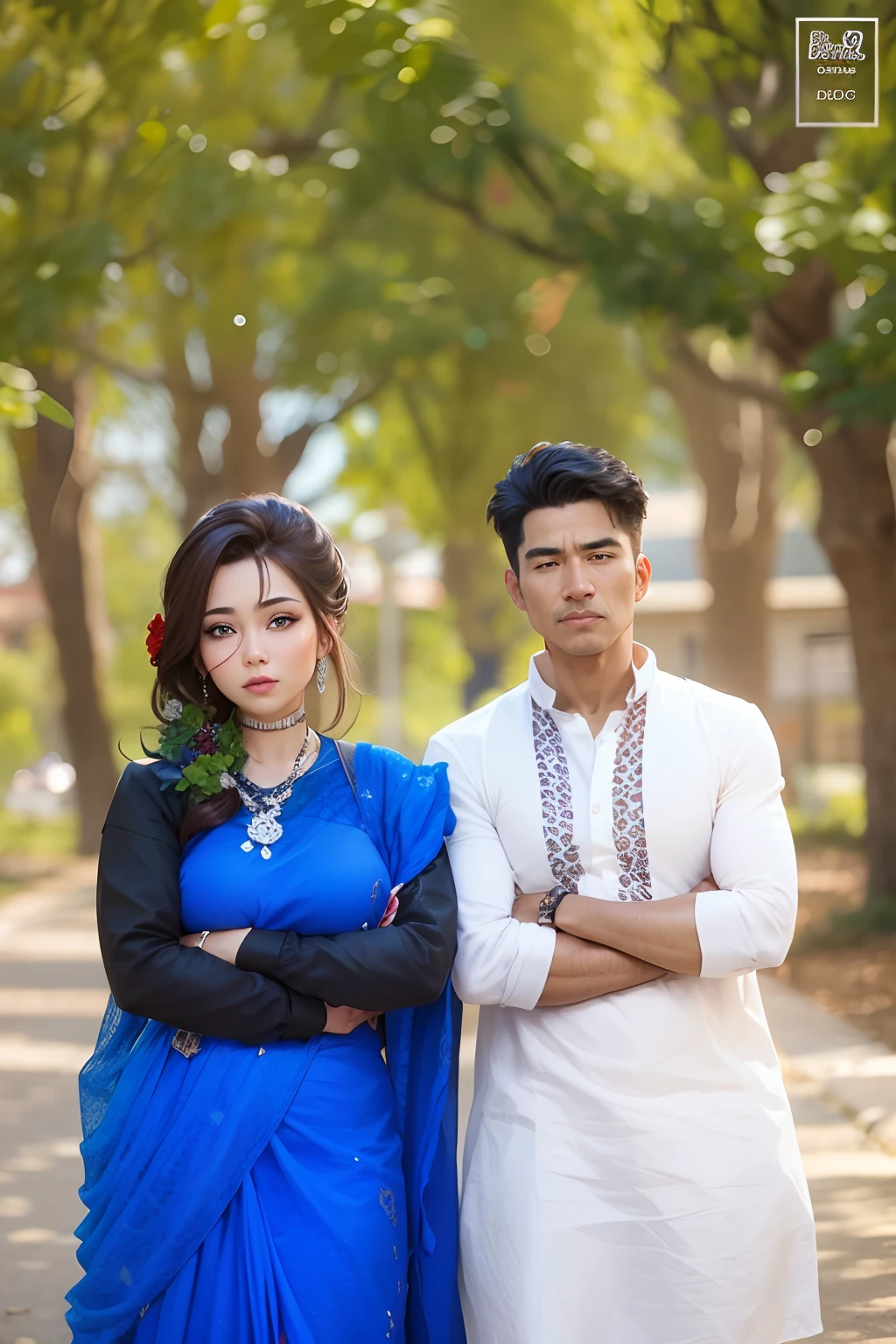 realistic looking couple,8k