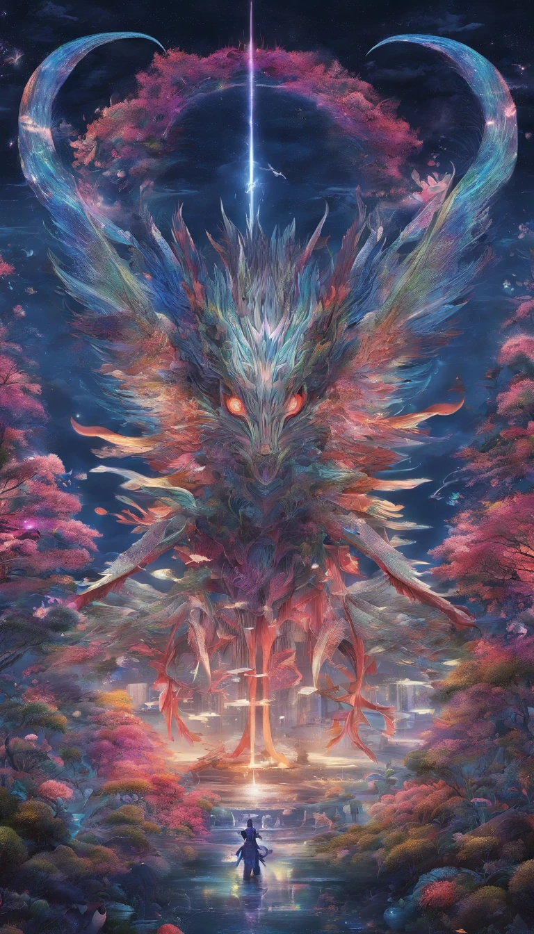 Strange beasts in a fantasy world,血,Covered with thick spikes,Moonlit night,Medium view Сцена,body complet, like a, highly detailed surreal vfx,oc render,70 mm caliber shot - AR 16:9 --q 2 --s 1000