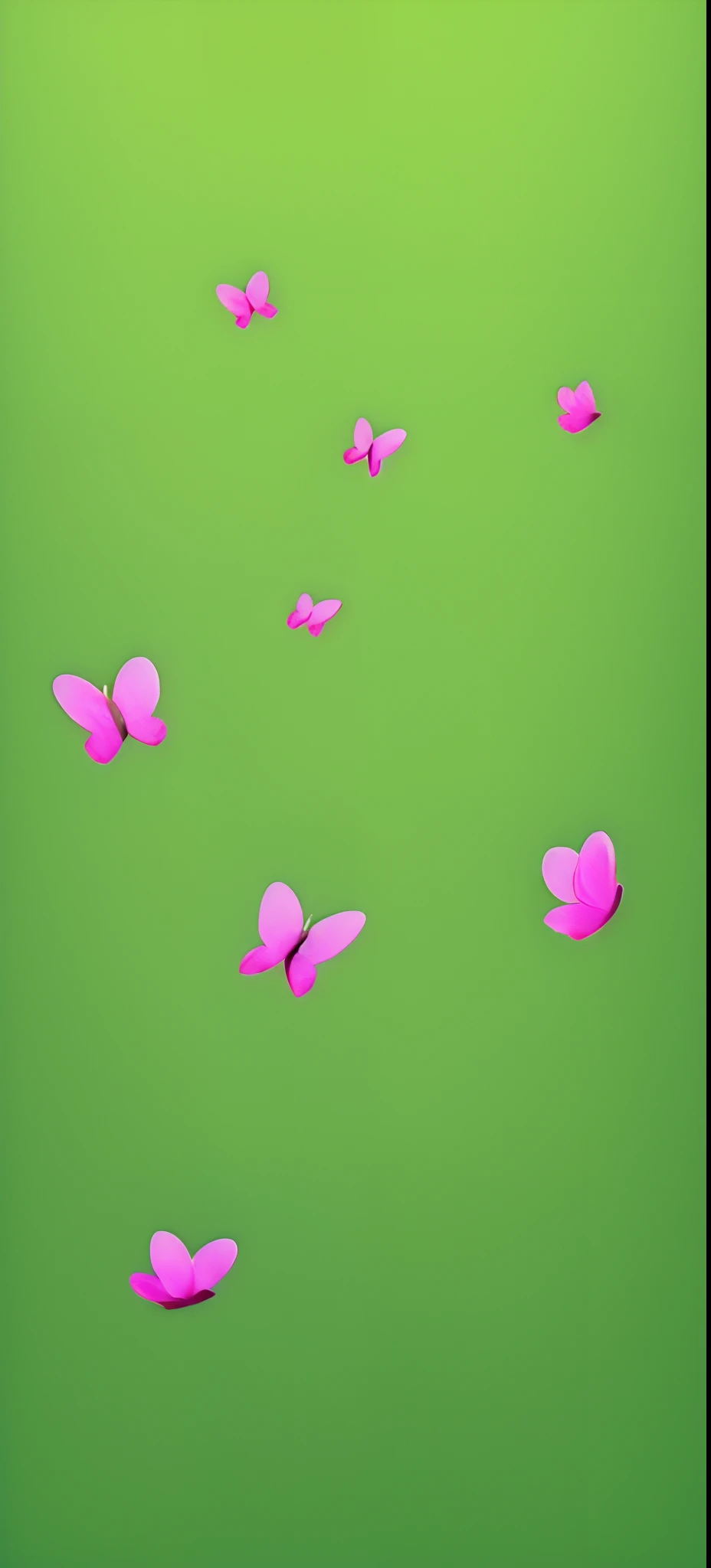 um close up de um monte de borboletas cor-de-rosa flutuando no ar, borboletas voando, butterflies floating in the sky, Borboletas, pink petals fly, borboletas brilhantes, papel de parede do iphone, fundo do telefone, fundo colorido, Borboletas em primeiro plano, wallpaper mobile, fundo do iphone, borboleta, papel de parede do telefone, borboletas e vermes, verde e rosa, fundo simples, flores e borboletas