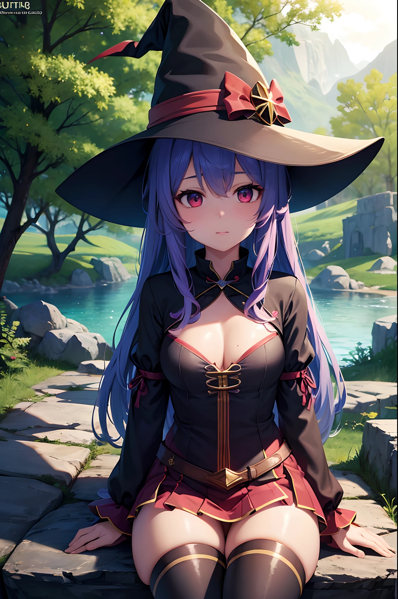 Sexy Wizard Loli, wizards Hat, Masterpiece, Ultra Resolution, 8K, HDR, Ultra Detail,